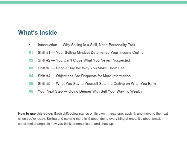 SELL SMARTER, EARN MORE